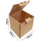 Самосборная картонная коробка 110x110x110 мм, короб из микрогофрокартона Т11 - фото 57808