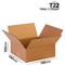 Коробка картонная 150x150x100 мм гофрокартон Т22, Бурый - фото 57815